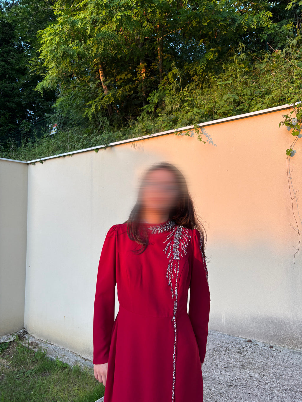 Robe de soirée rouge