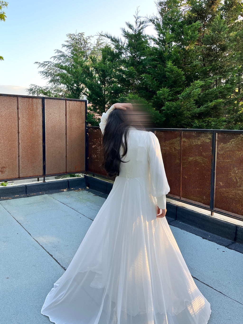 Robe de mariage civil blanche
