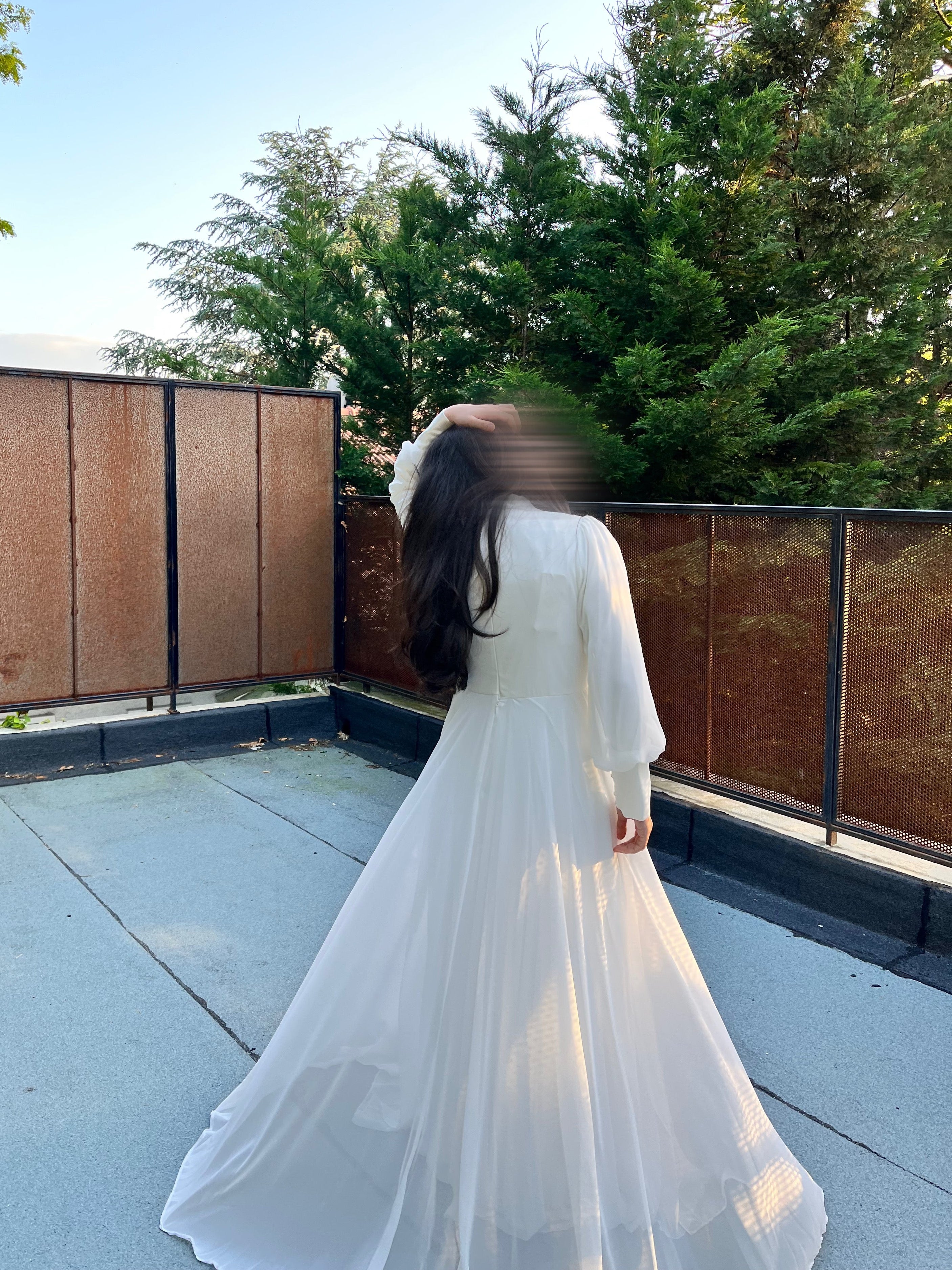 Robe de mariage civil blanche