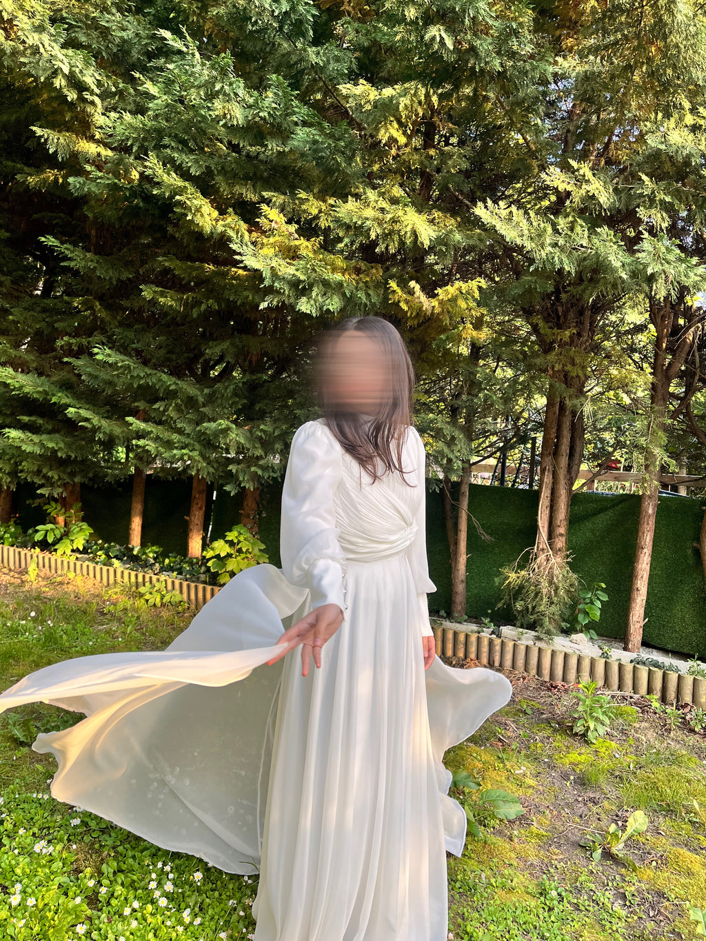 Robe de mariage civil blanche
