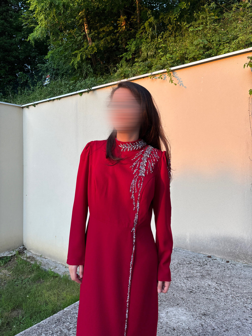 Robe de soirée rouge