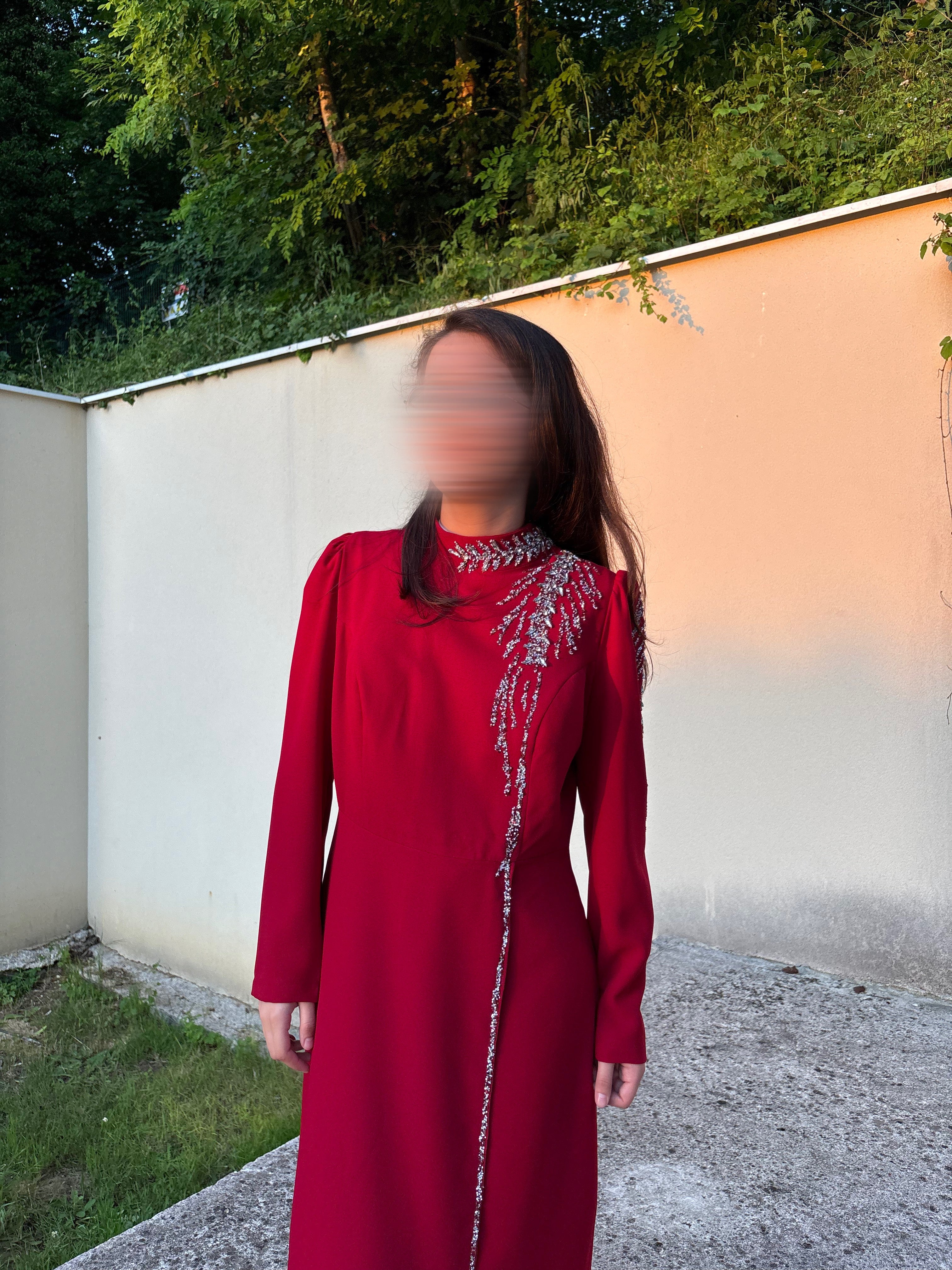 Robe de soirée rouge