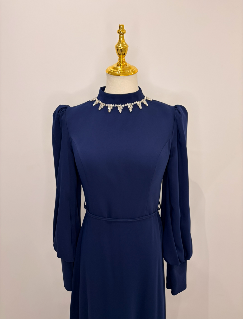Robe de soirée bleu marine