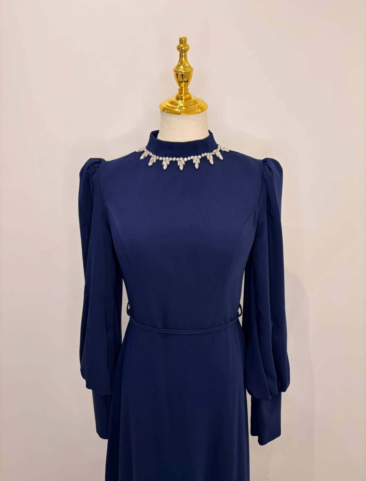 Robe de soirée bleu marine