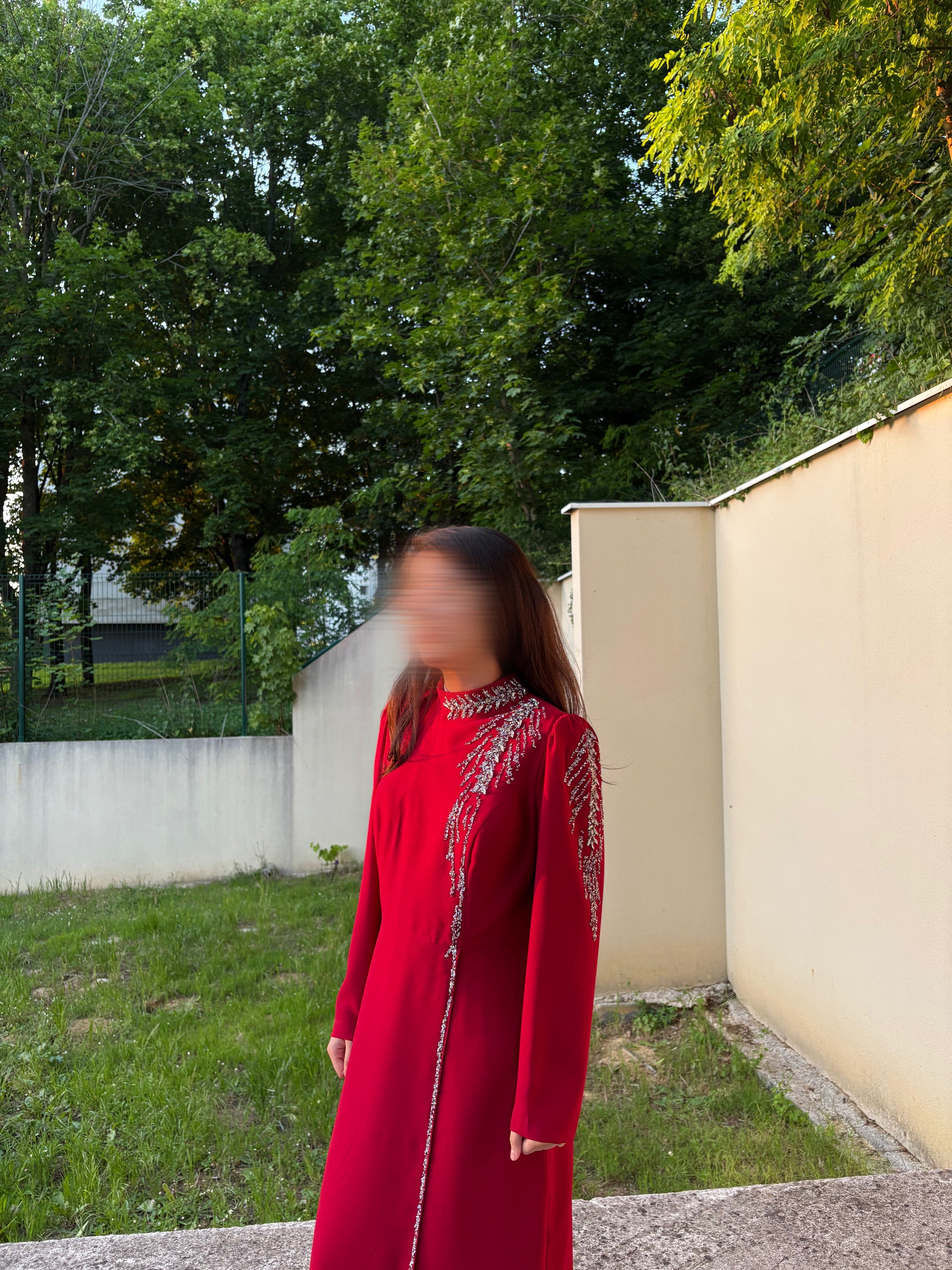 Robe de soirée rouge