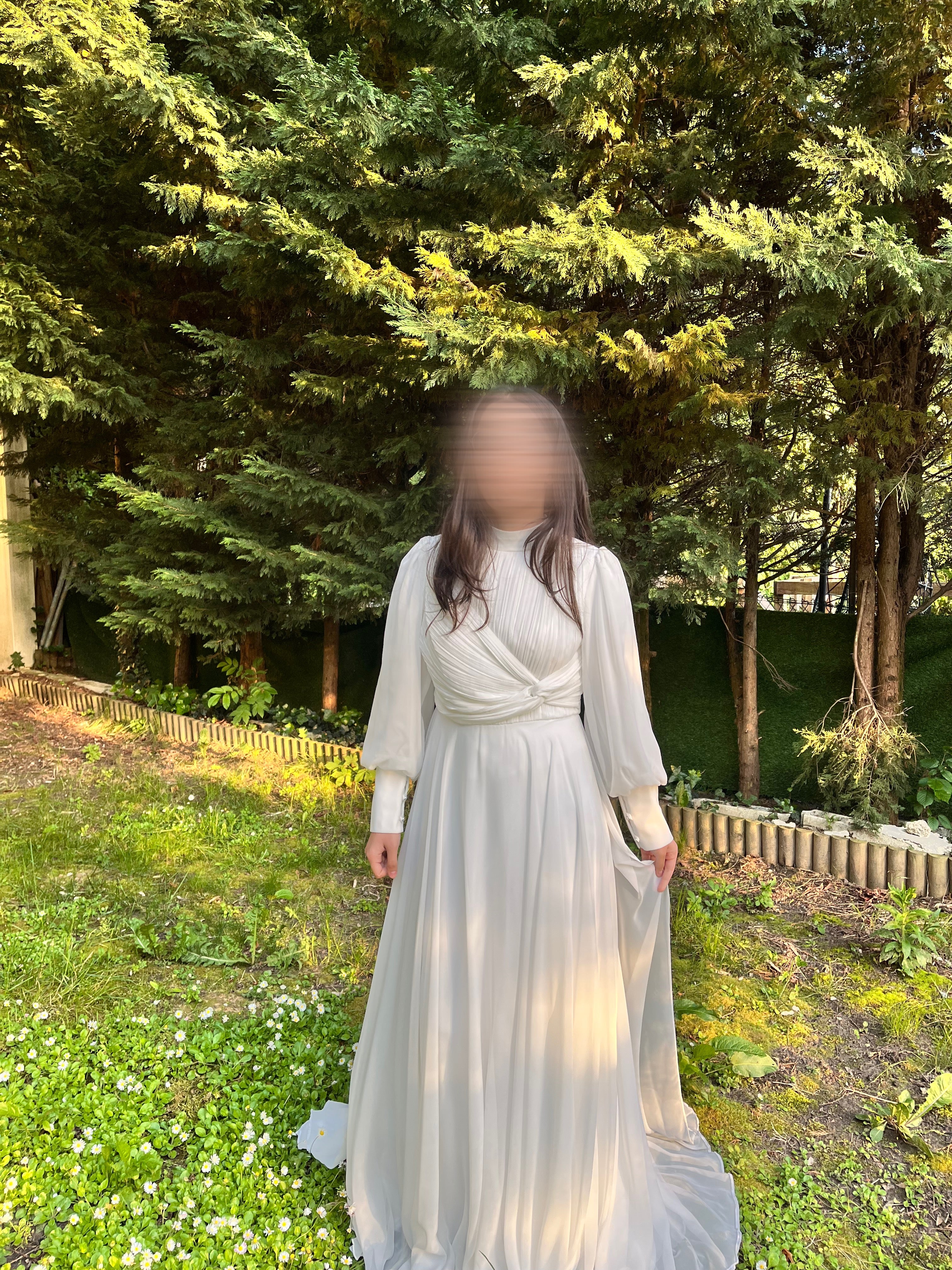 Robe de mariage civil blanche