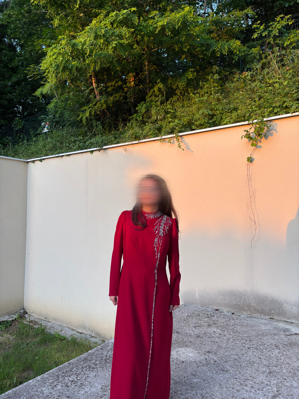 Robe de soirée rouge
