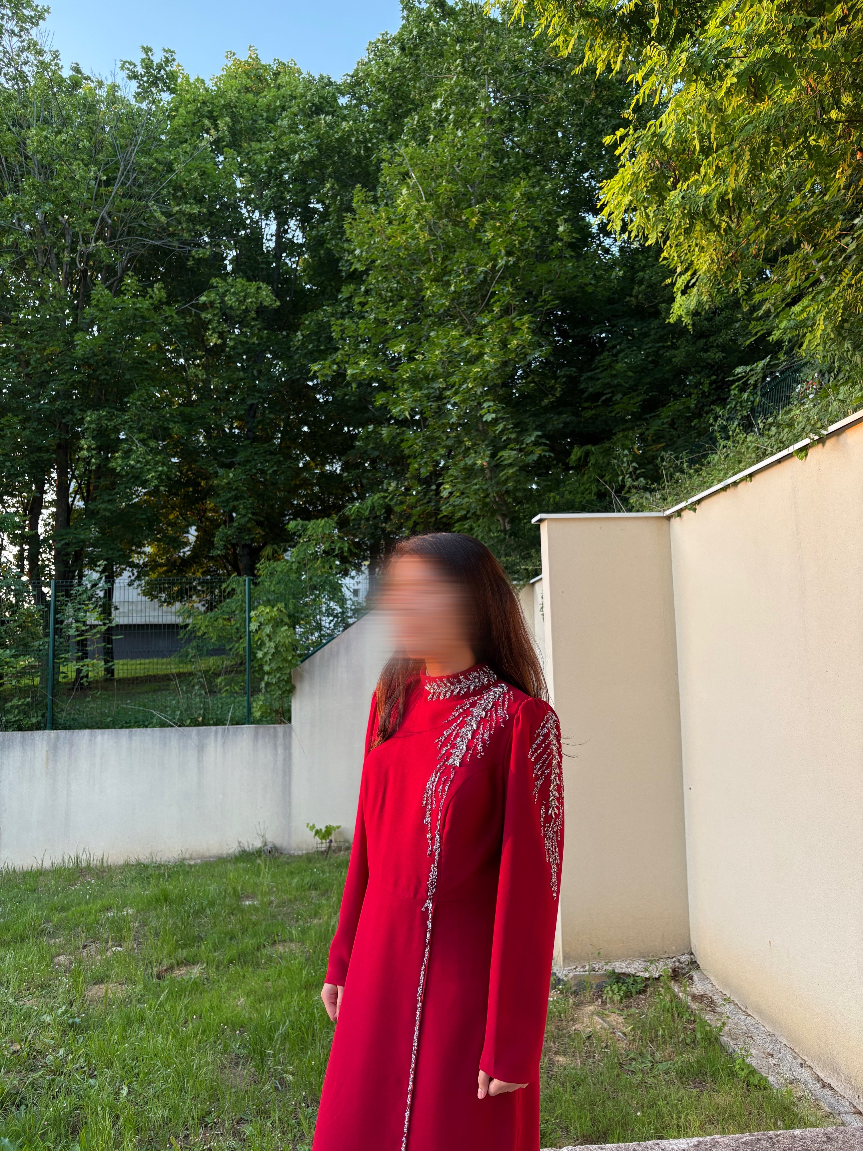 Robe de soirée rouge