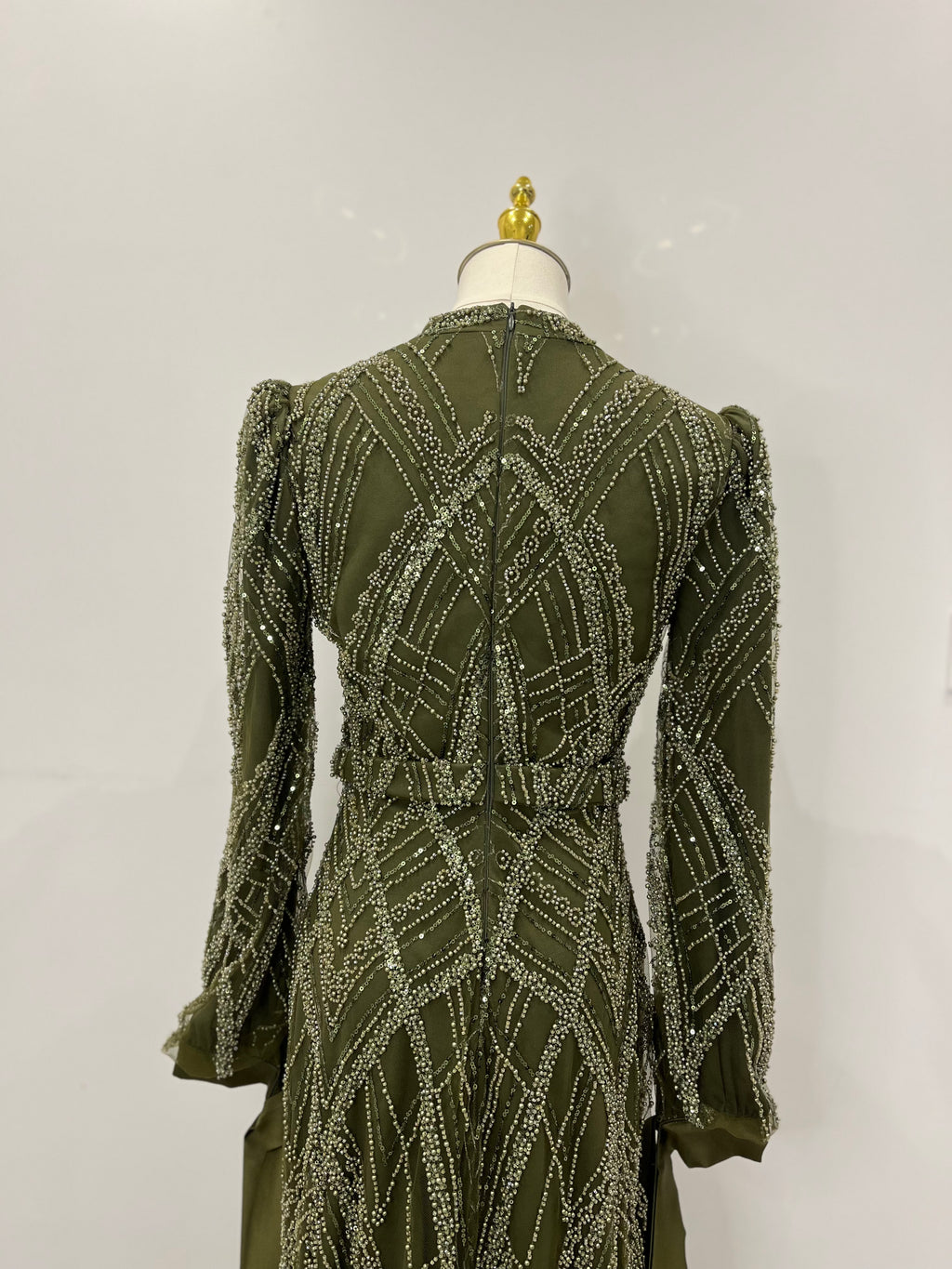 Robe de soirée verte