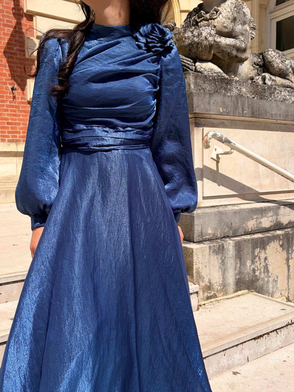 Robe de fiançailles bleu