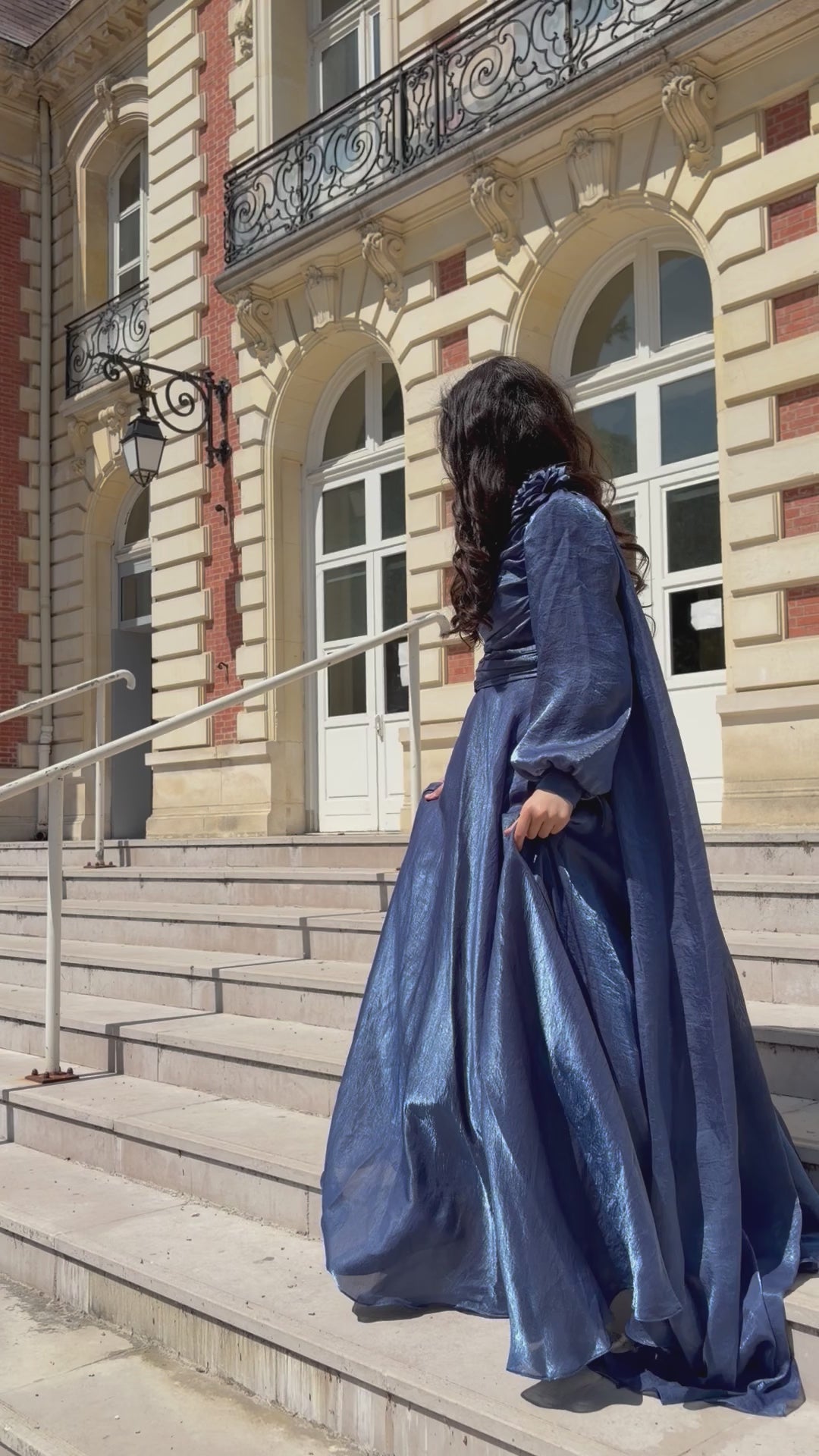 Robe de fiançailles bleu